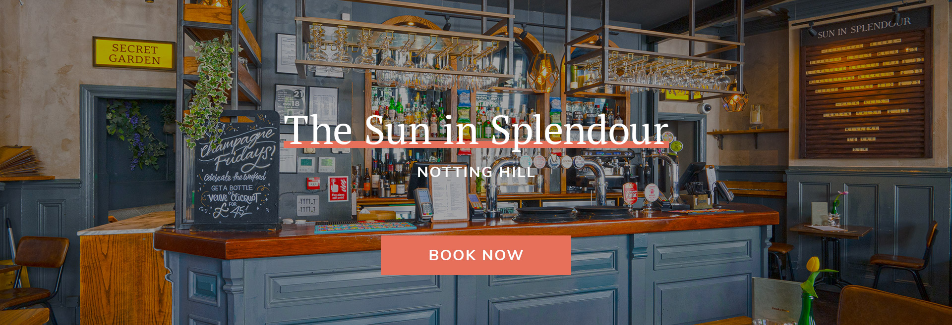 Come down to your local pub at The Sun In Splendour in London